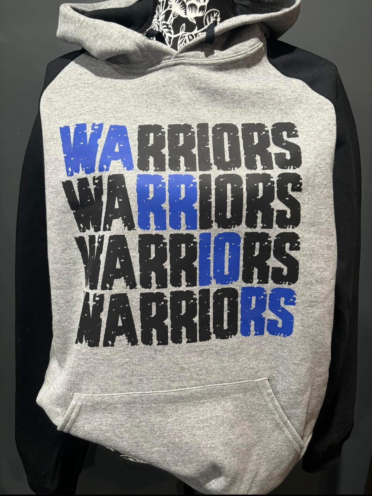 Jerzeez 2 toned hooded sweatshirt