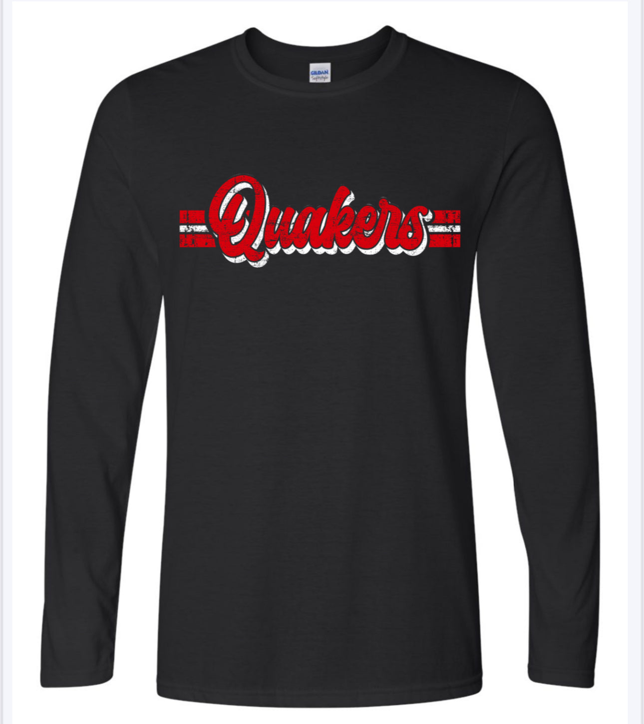 Quakers long sleeve tee