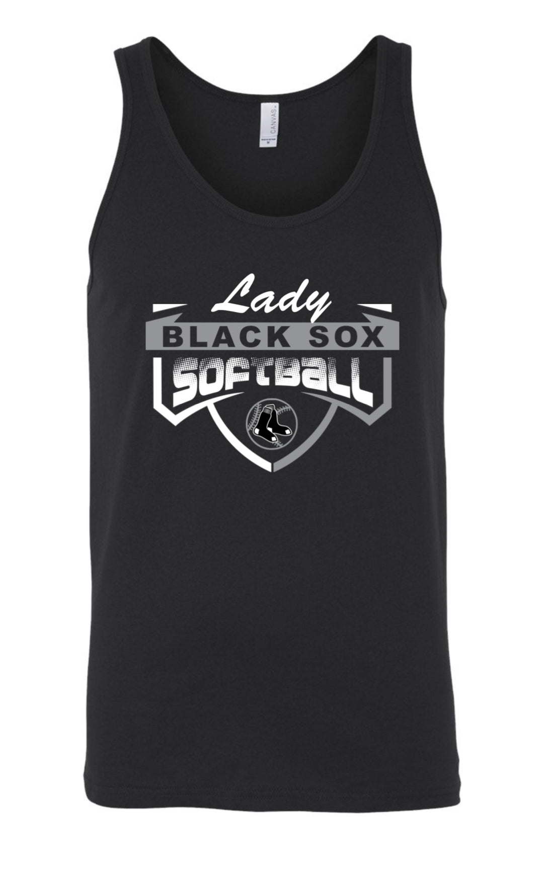 Youth- Lady Black Sox Softball Tank