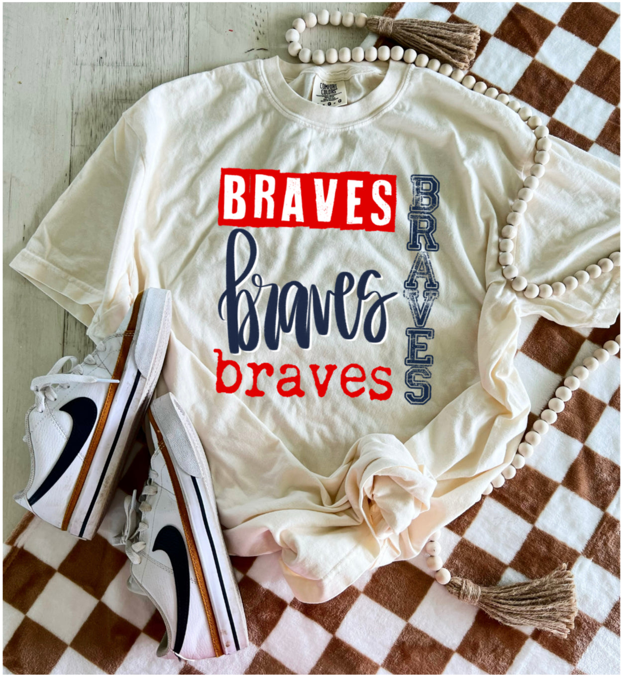 Comfort Color Braves Tee