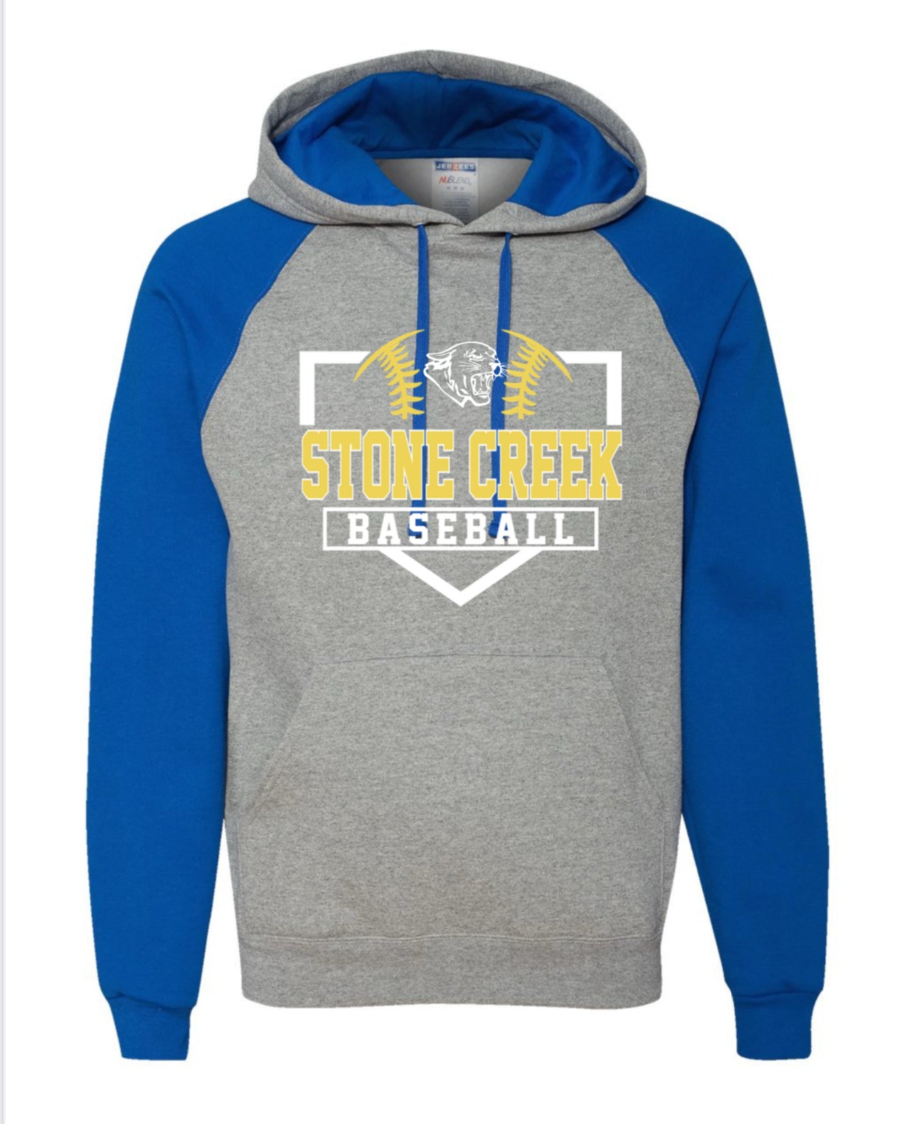 JERZEES - Nublend® Colorblocked Raglan Hooded Sweatshirt