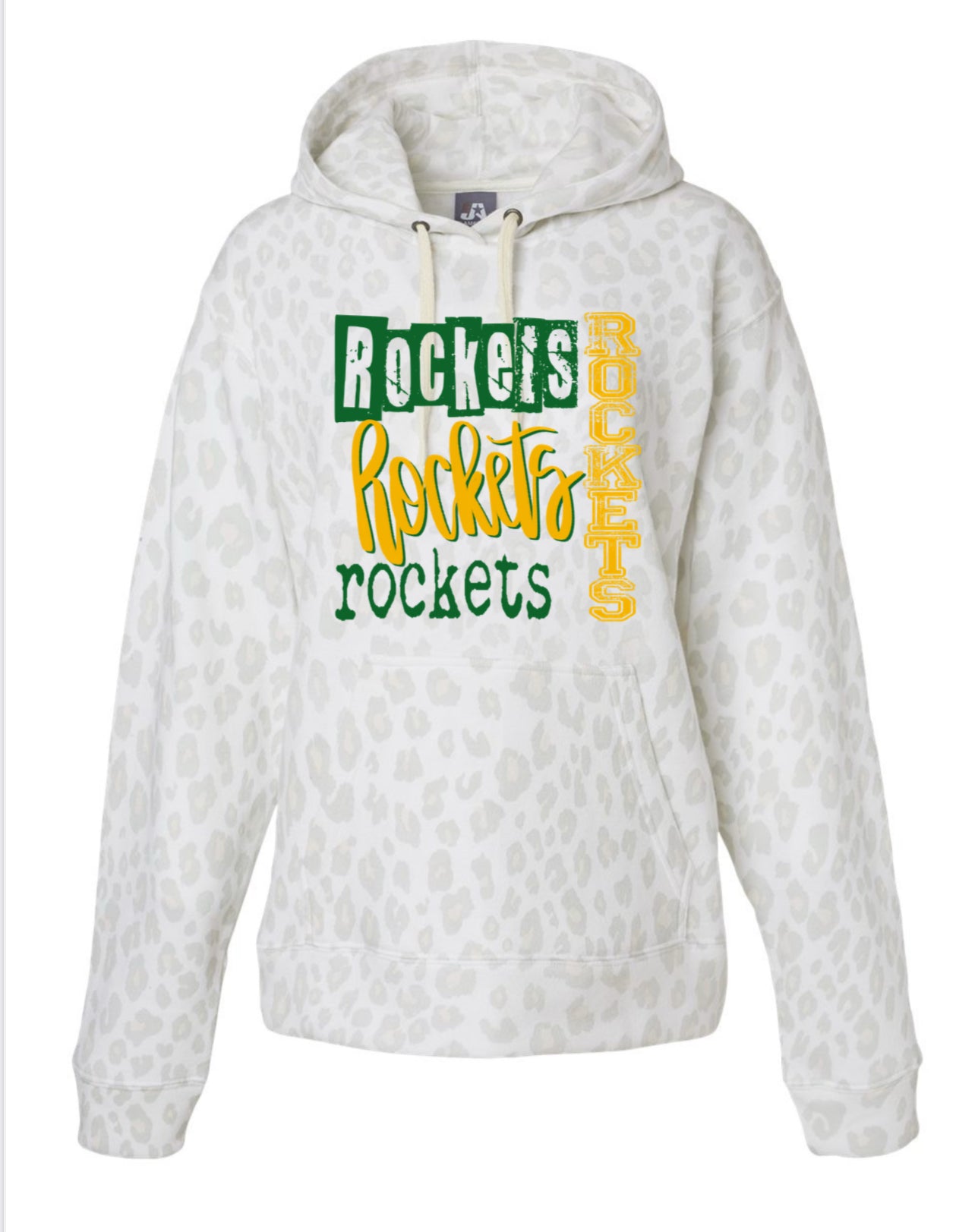 J. America - Triblend Fleece Hooded Sweatshirt