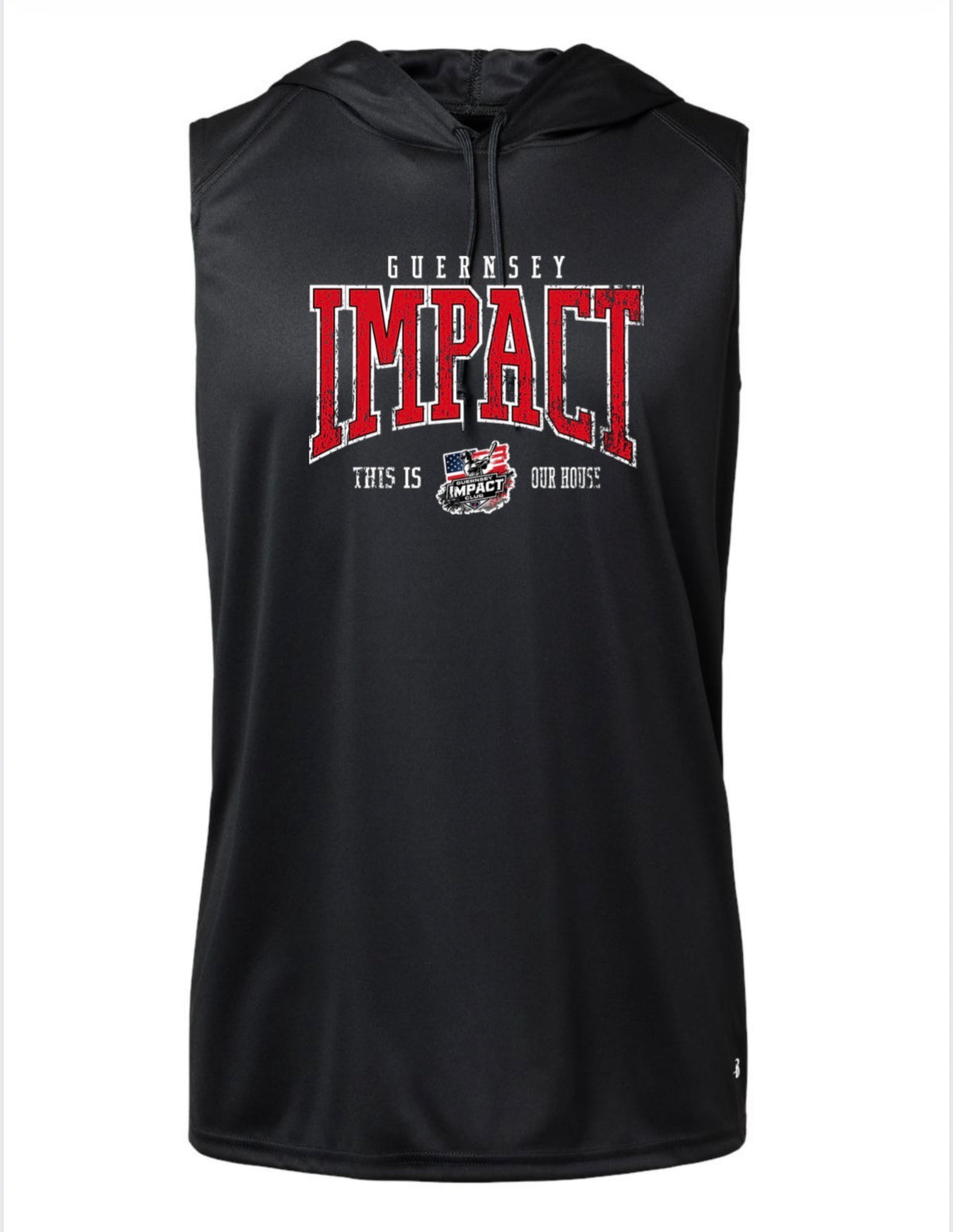 Badger B-Core Sleeveless Hooded T-Shirt