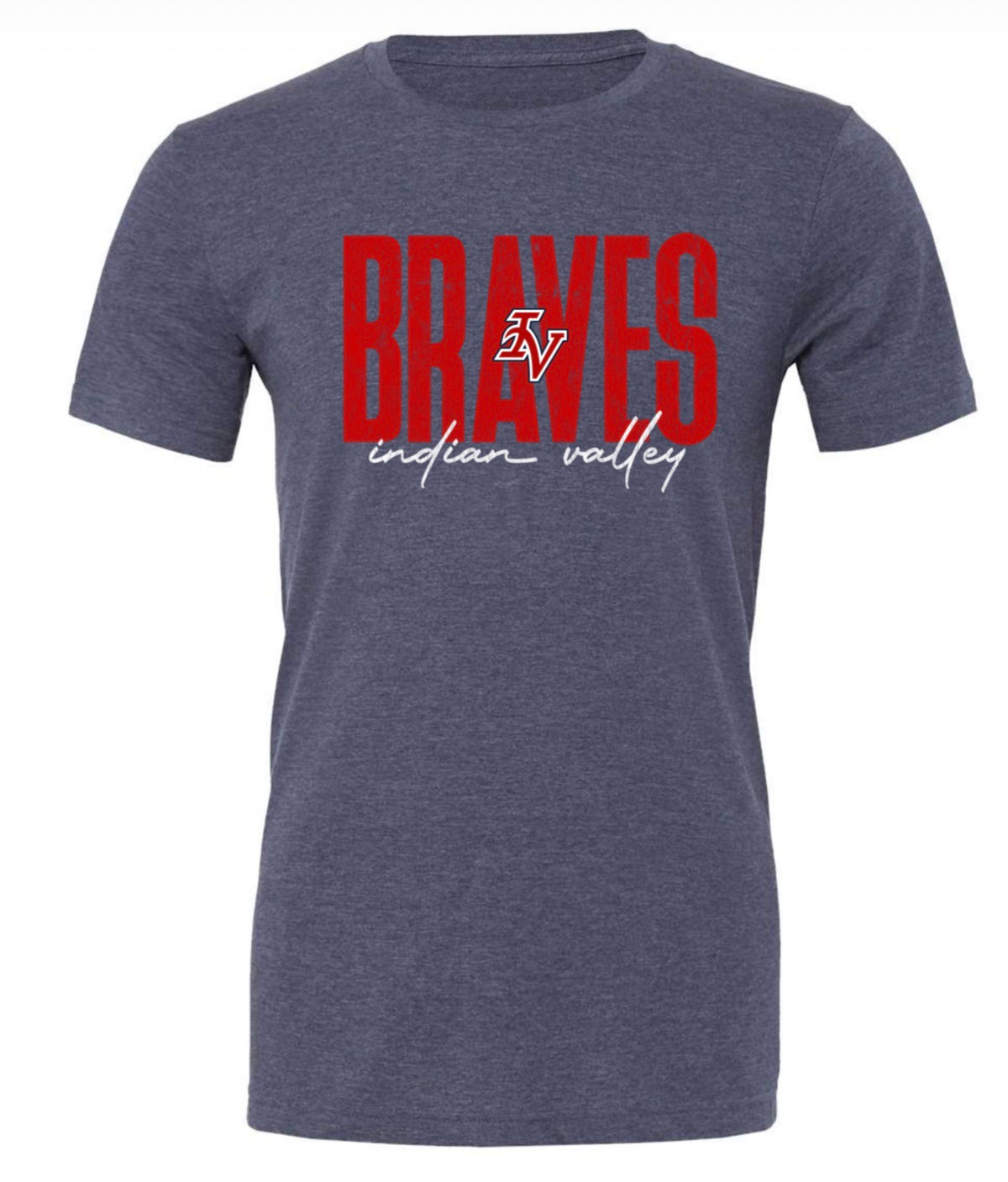 Bella Canvas Softstyle Heather Navy Tee
