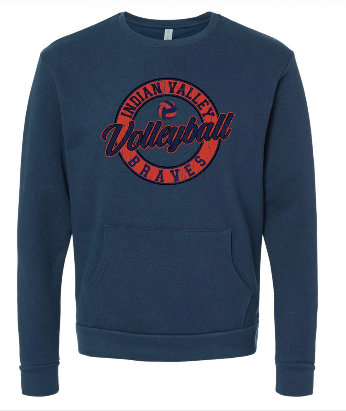 Unisex Santa Barbara Pocket Crewneck Sweatshirt