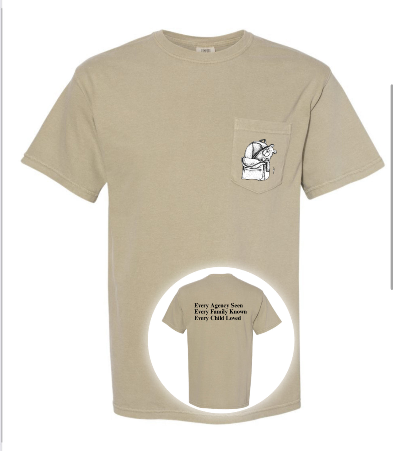 Comfort Colors Garment-Dyed Heavyweight Pocket T-Shirt