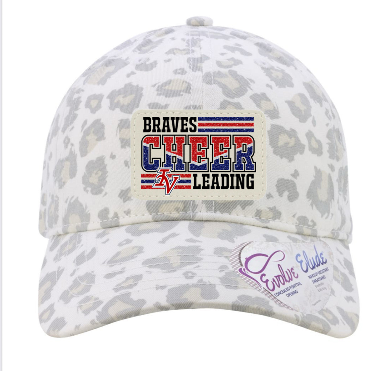 Women's Garment-Washed Ponytail Fashion Print Cap