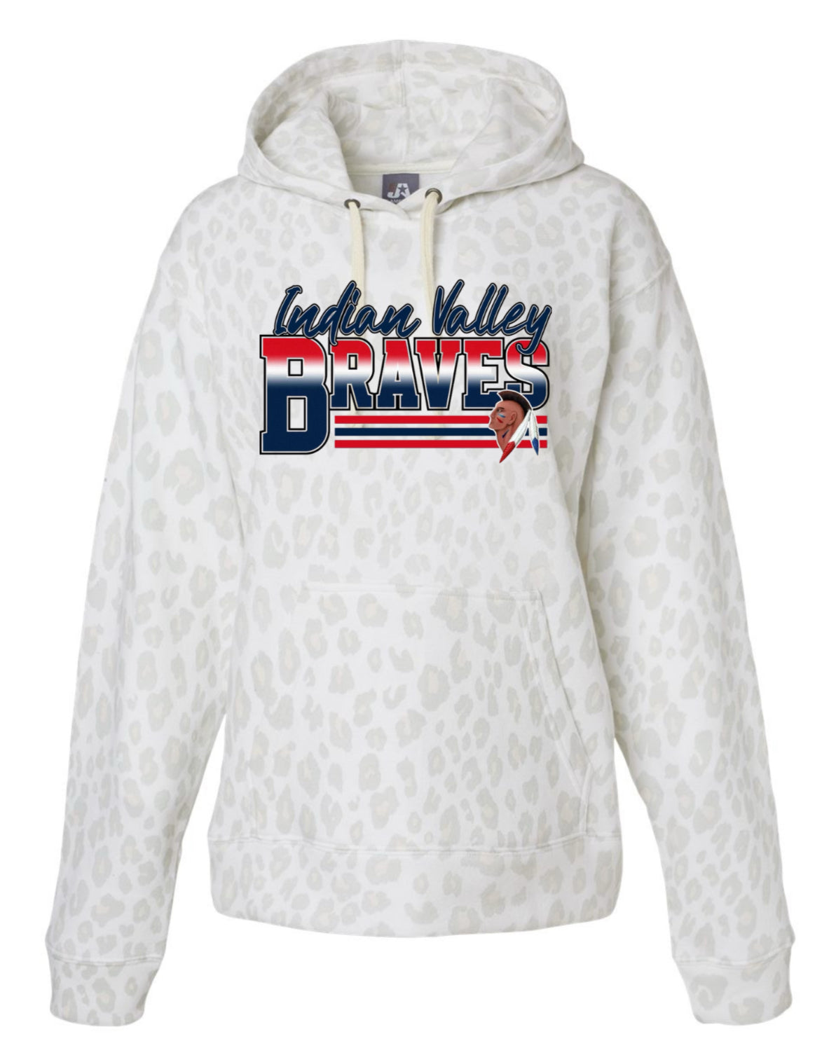 J. America Triblend Fleece Hooded Sweatshirt