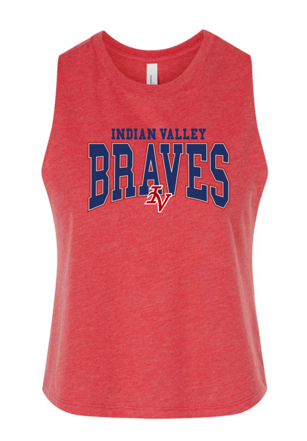 BELLA + CANVAS Women's Racerback Crop Tank