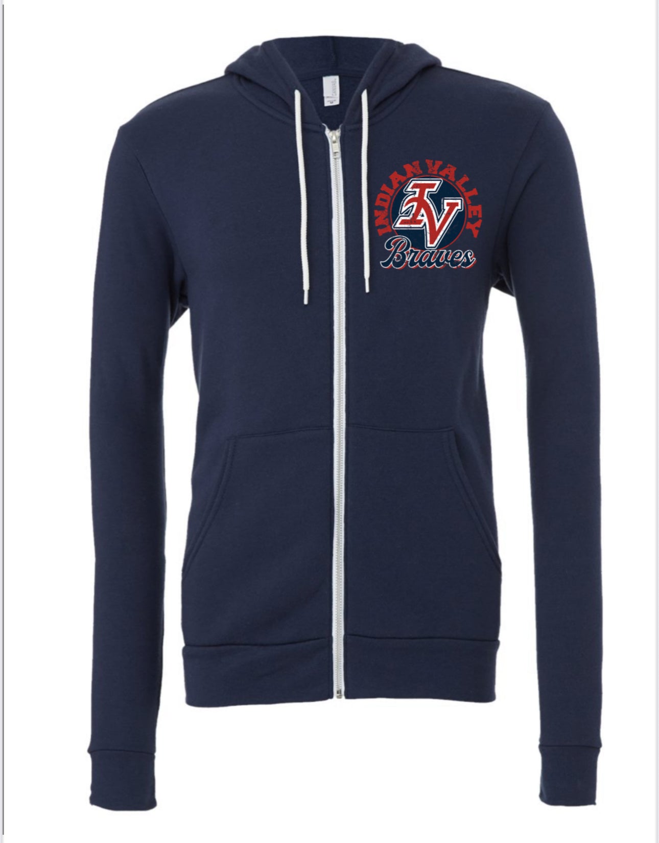 BELLA + CANVAS Sponge Fleece Full-Zip Hoodie