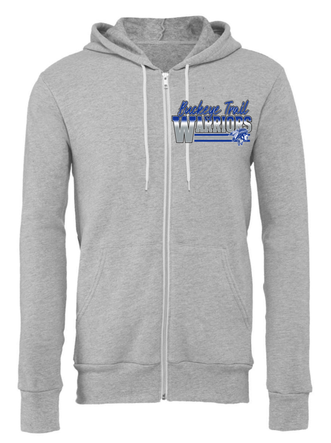 BELLA + CANVAS Sponge Fleece Full-Zip Hoodie