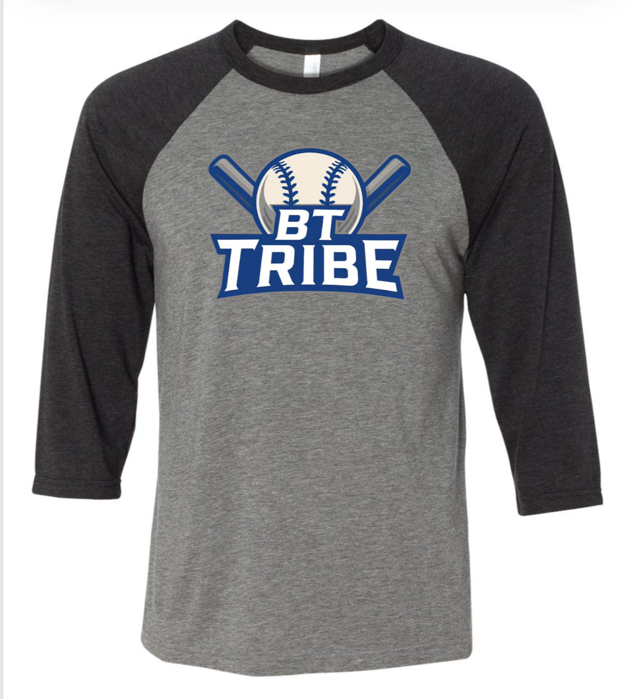 BELLA + CANVAS Unisex Three-Quarter Sleeve Baseball