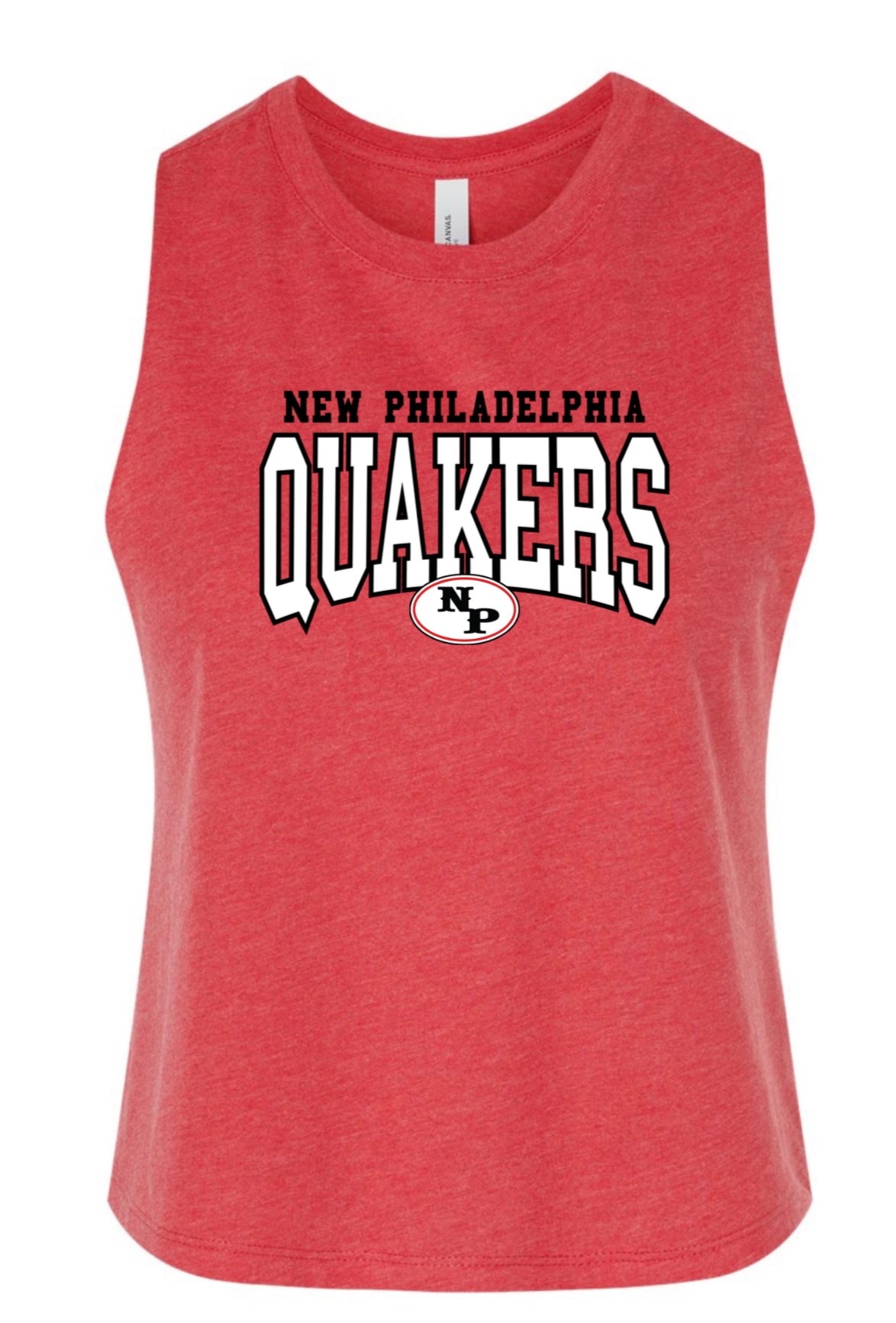 BELLA + CANVAS Women's Racerback Crop Tank