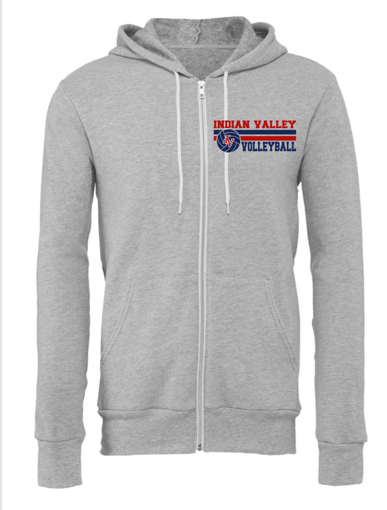 BELLA + CANVAS Sponge Fleece Full-Zip Hoodie