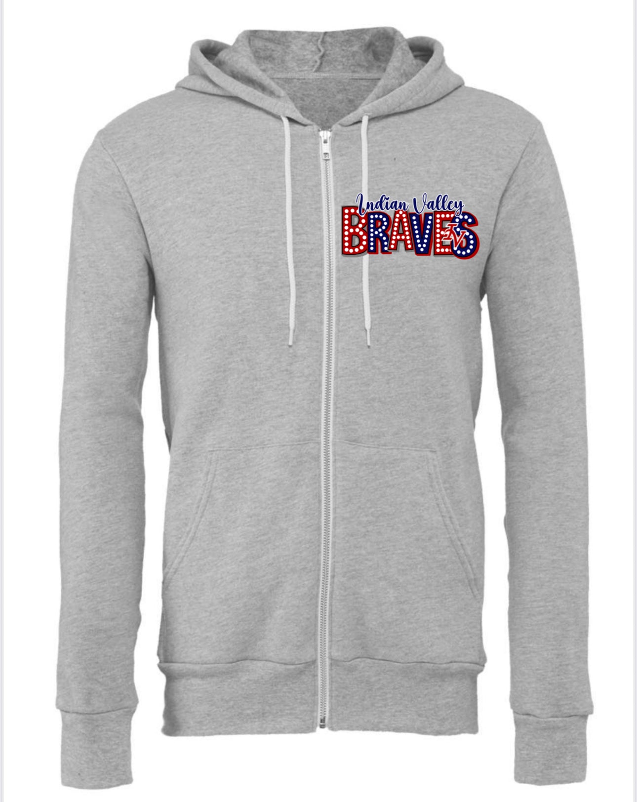 BELLA + CANVAS Sponge Fleece Full-Zip Hoodie