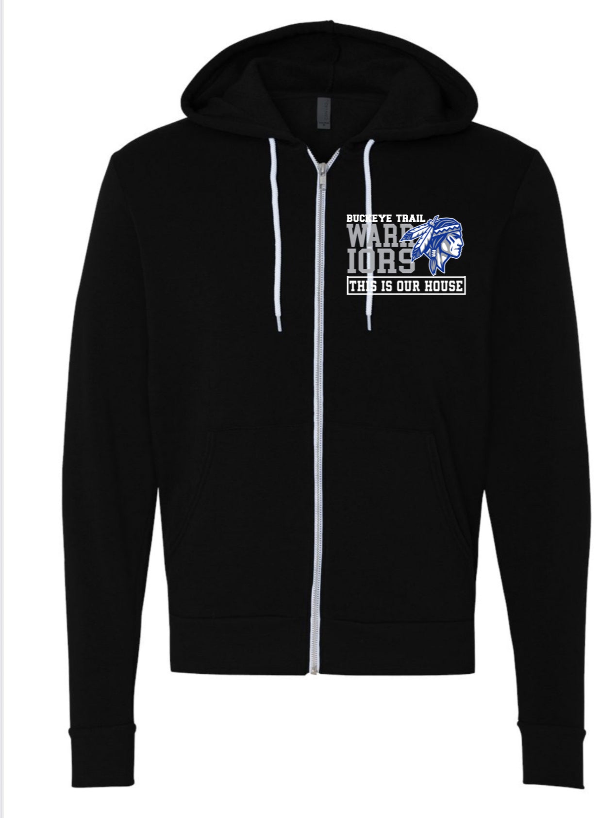 BELLA + CANVAS Unisex Sponge Fleece Full-Zip Hoodie Sweatshirt