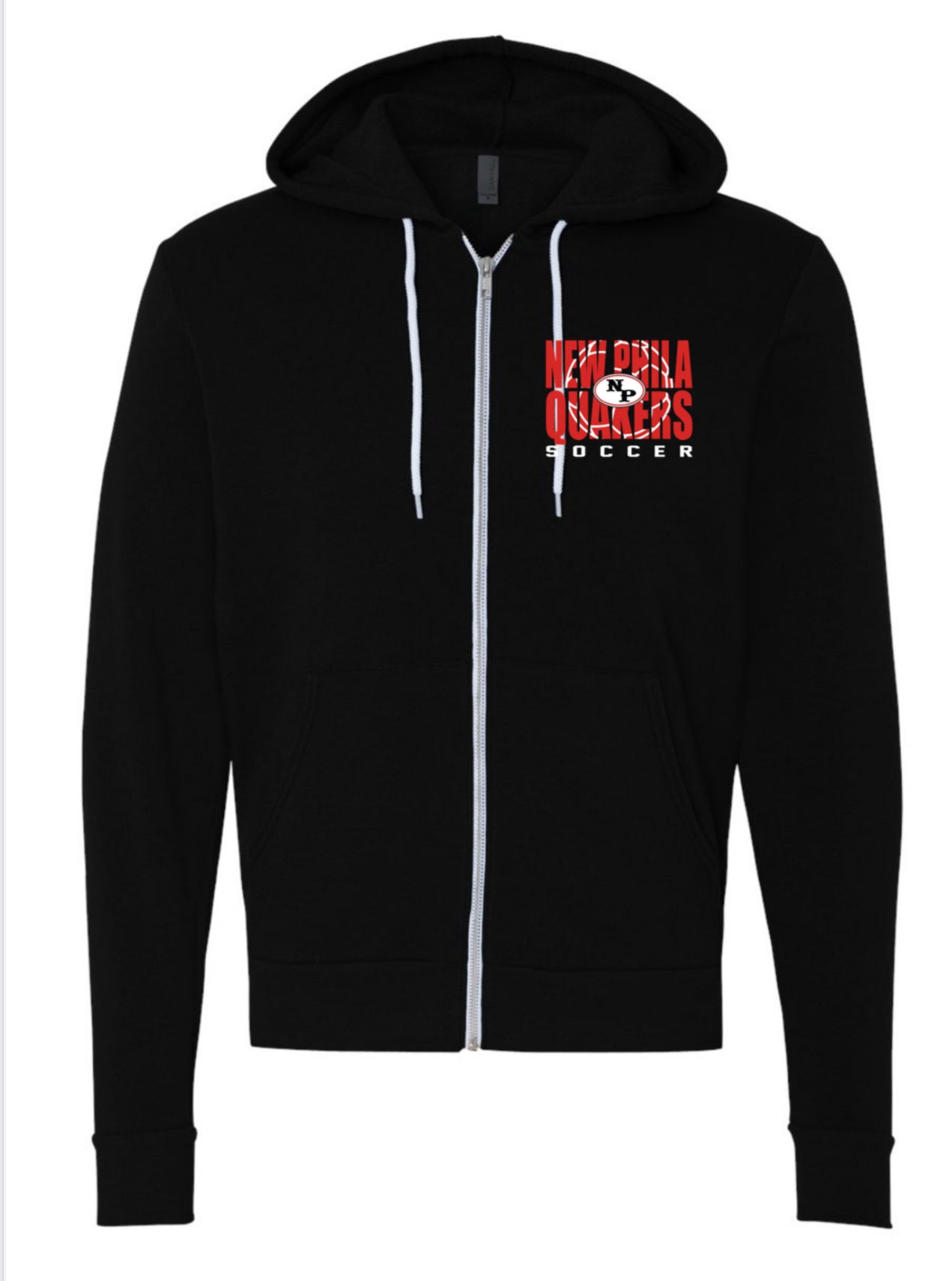 BELLA + CANVAS Unisex Sponge Fleece Full-Zip Hoodie Sweatshirt
