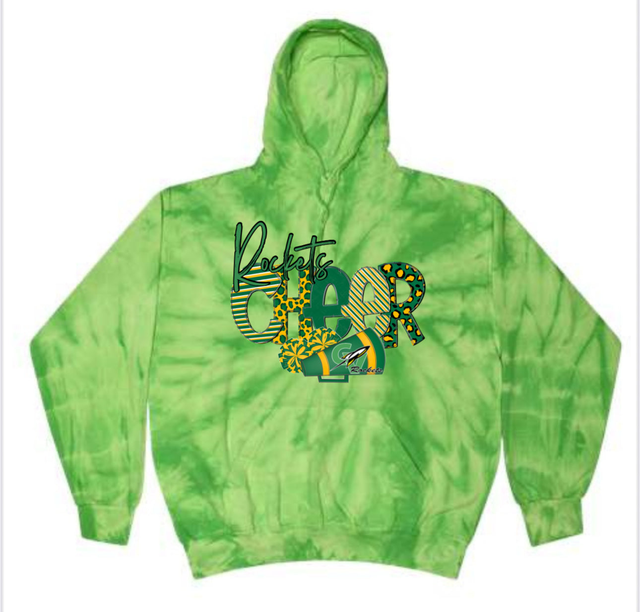 Colortone Unisex Tie-Dyed Hooded Sweatshirt