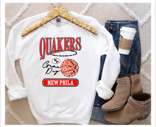 Quakers Basketball Crewneck