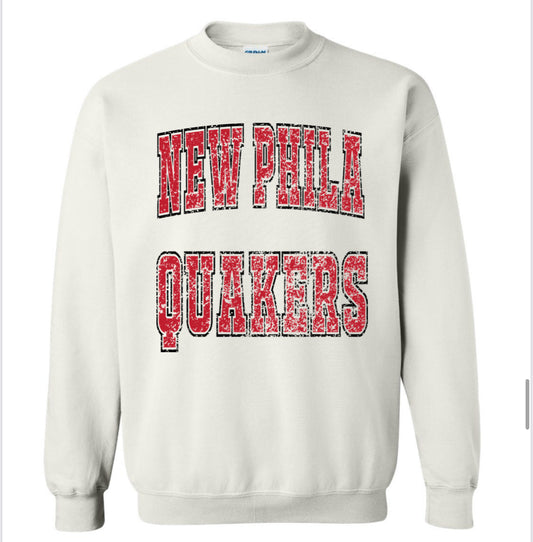 NP Distressed Crewneck Sweatshrit