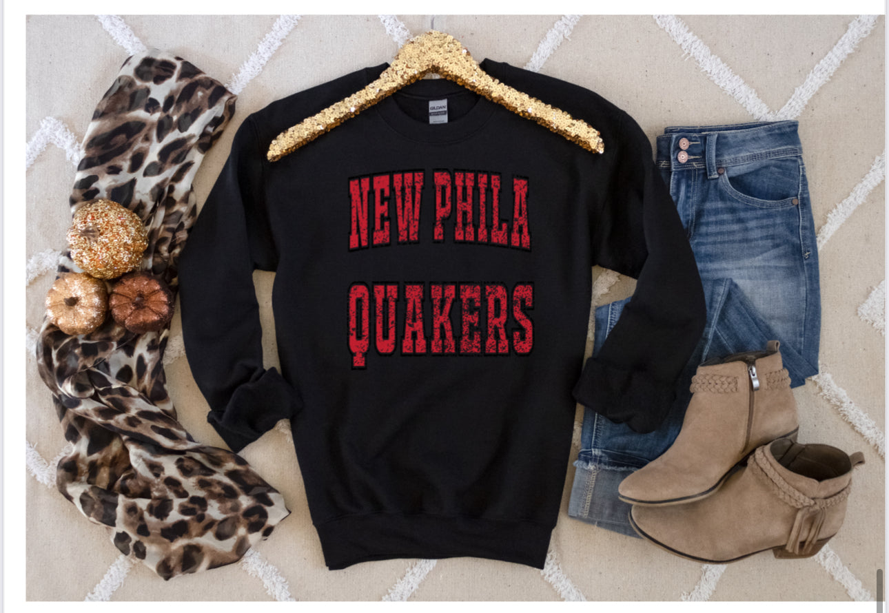 NP Distressed Crewneck Sweatshrit