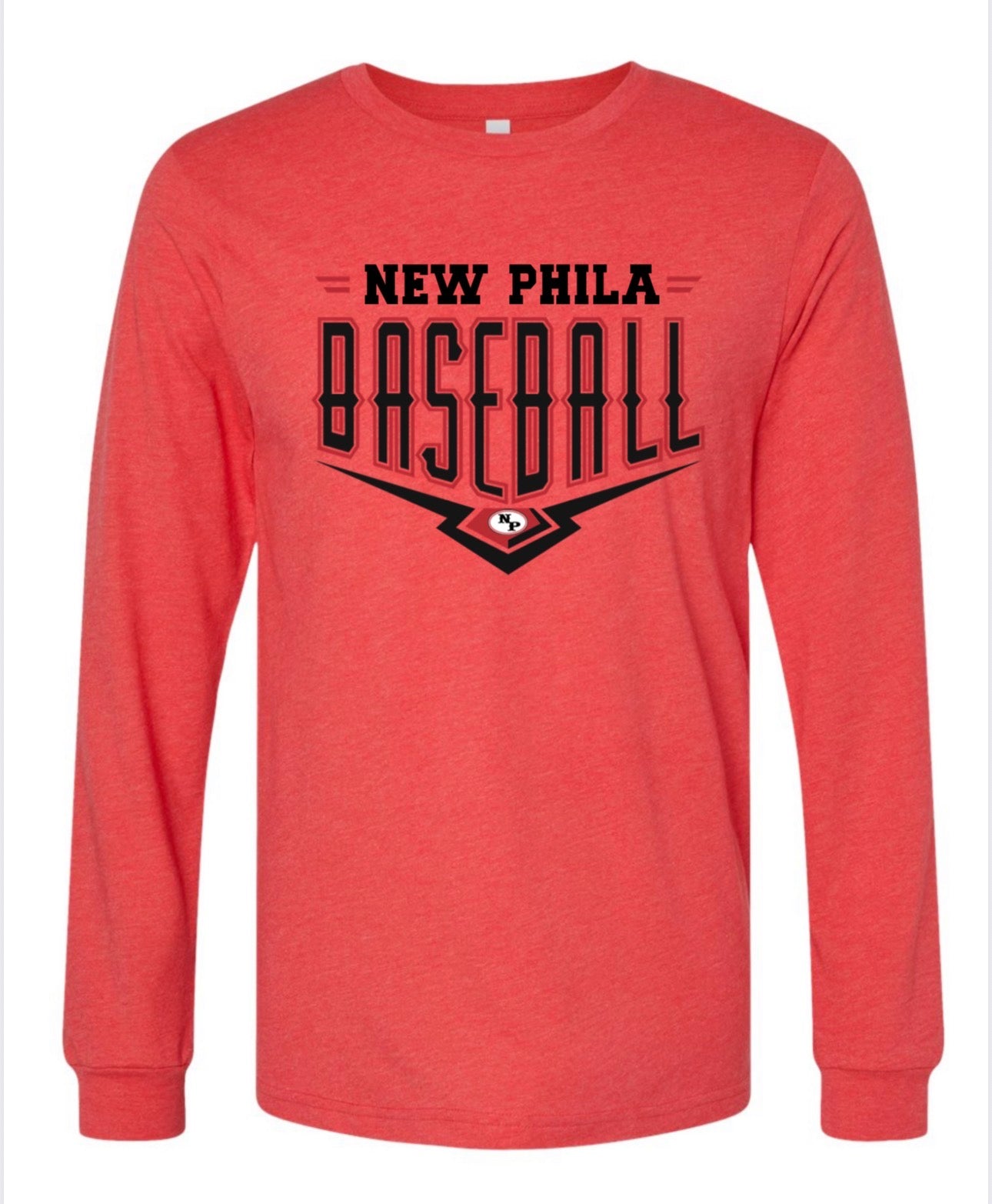 BELLA + CANVAS Heather CVC Long Sleeve Tee