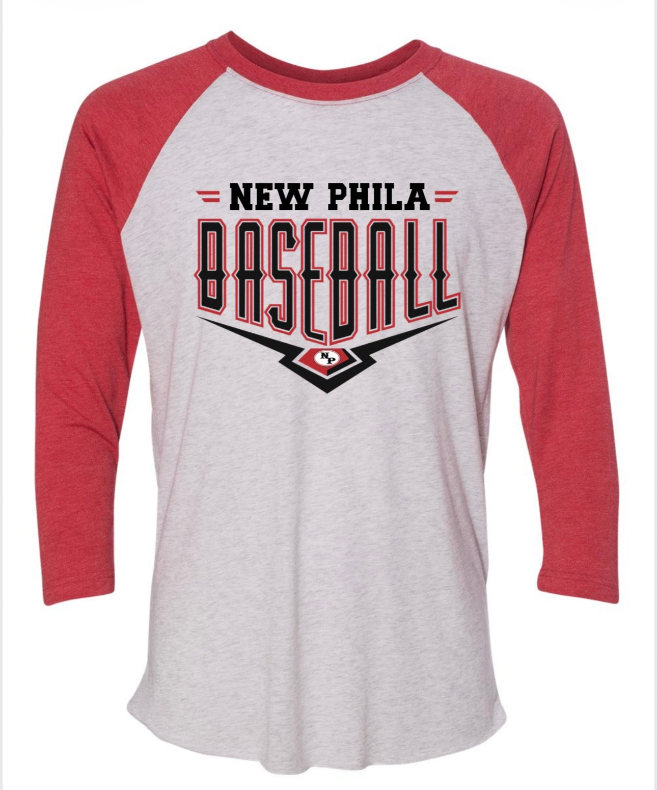 Unisex Triblend Three-Quarter Raglan T-Shirt