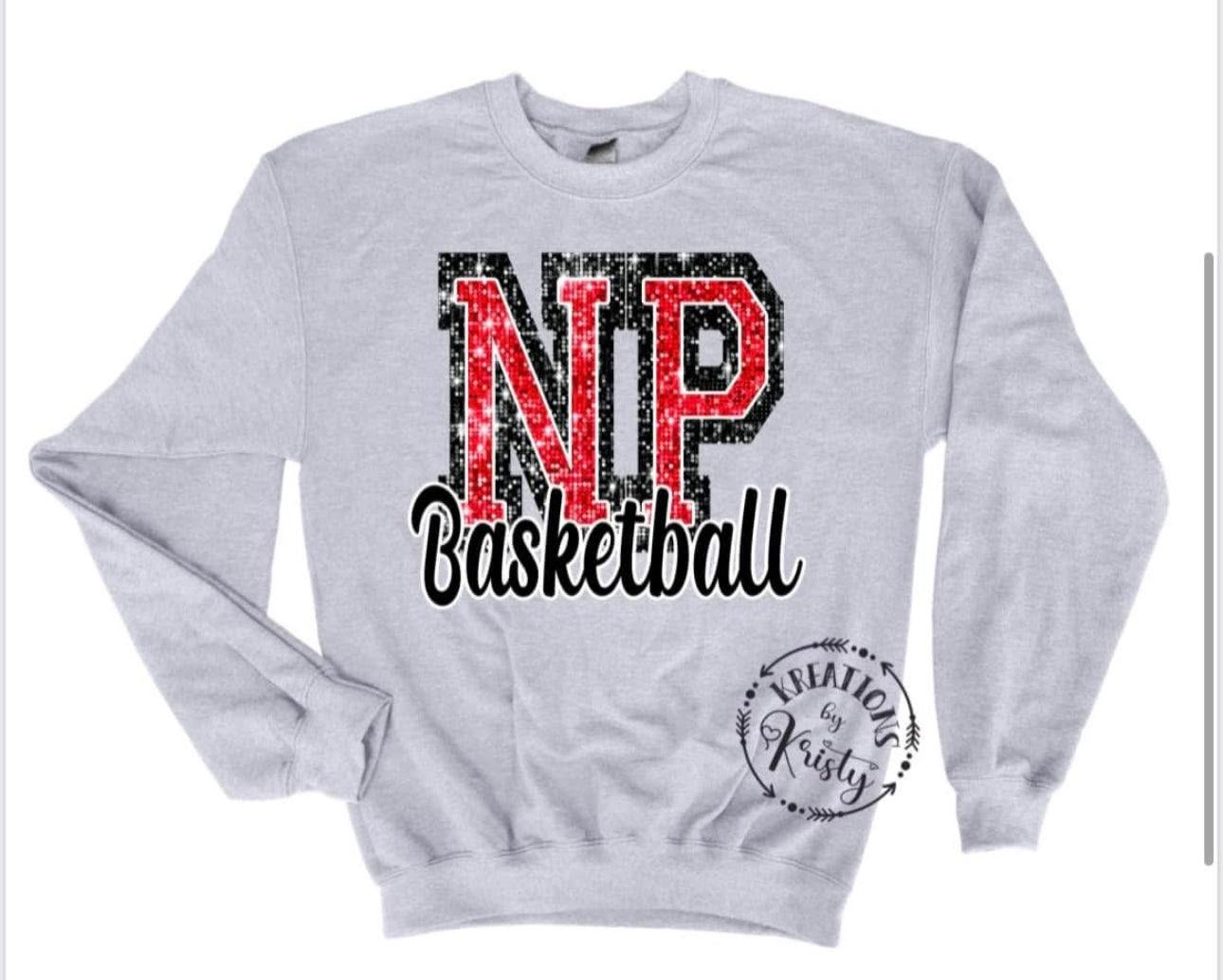 NP Faux Sequin Basketball