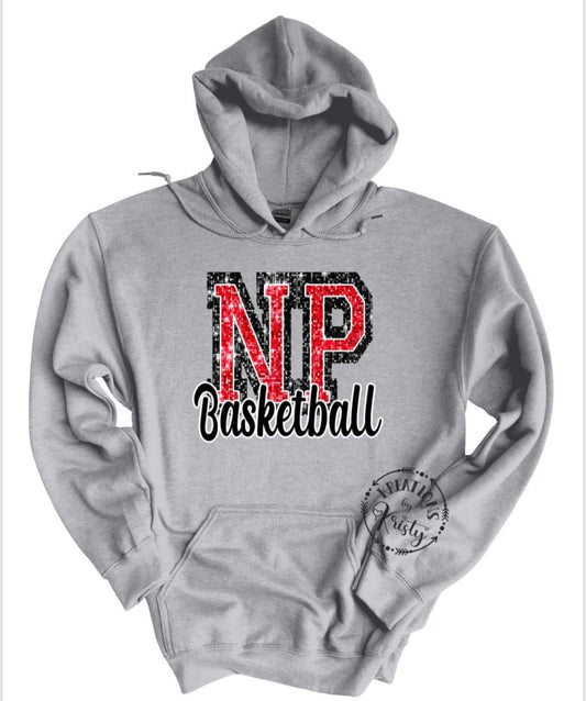 NP Faux Sequin Basketball