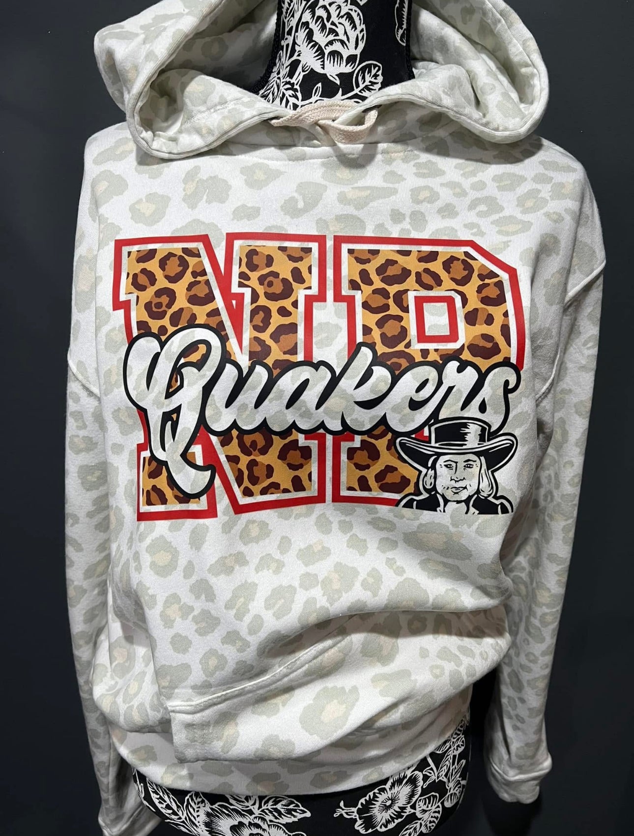 J.America Snow leopard hoodie
