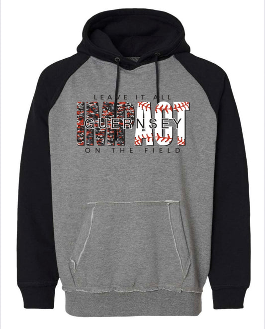 J. America Vintage Heather Hooded Sweatshirt