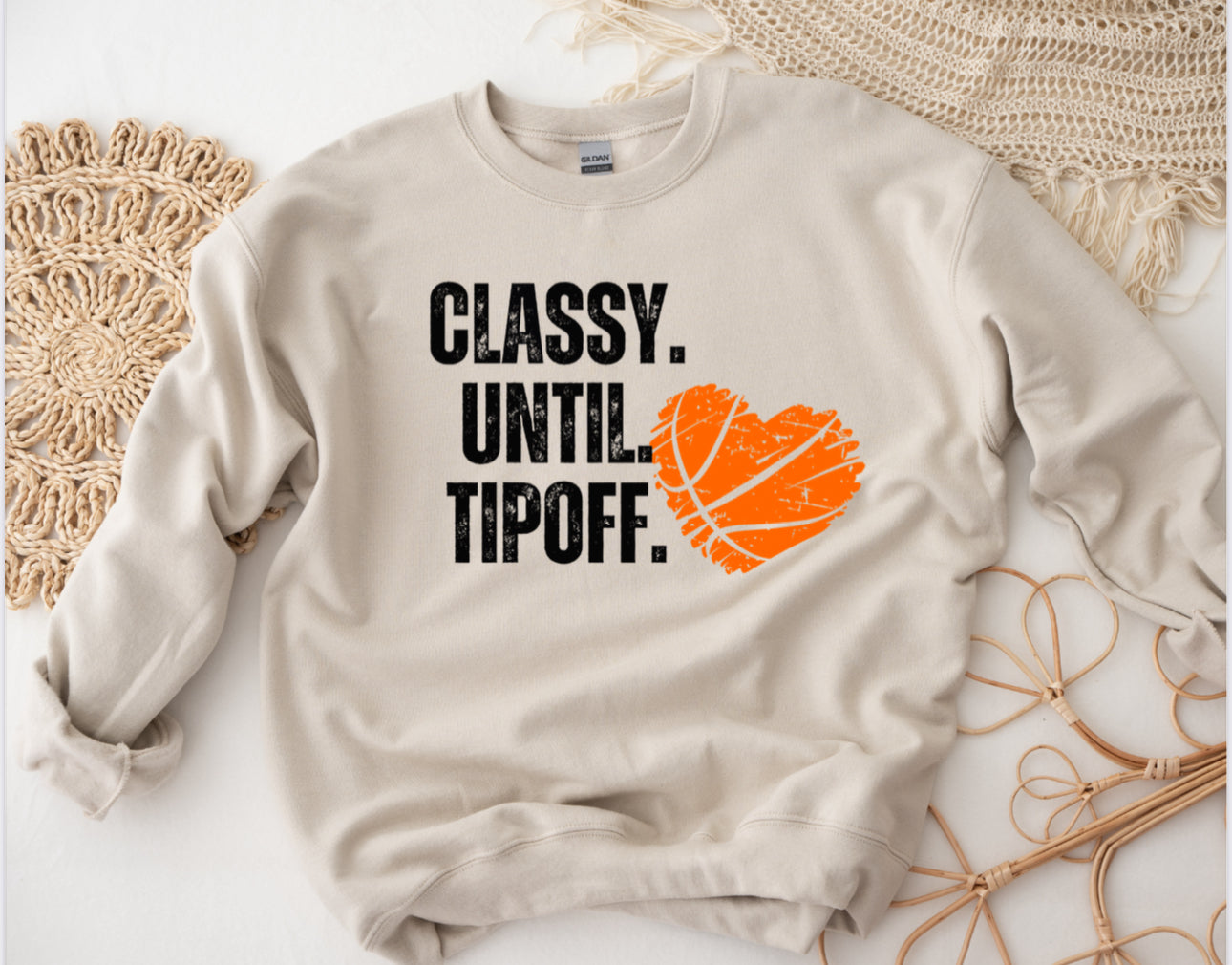 Classy until tipoff 🏀