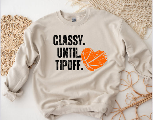 Classy until tipoff 🏀