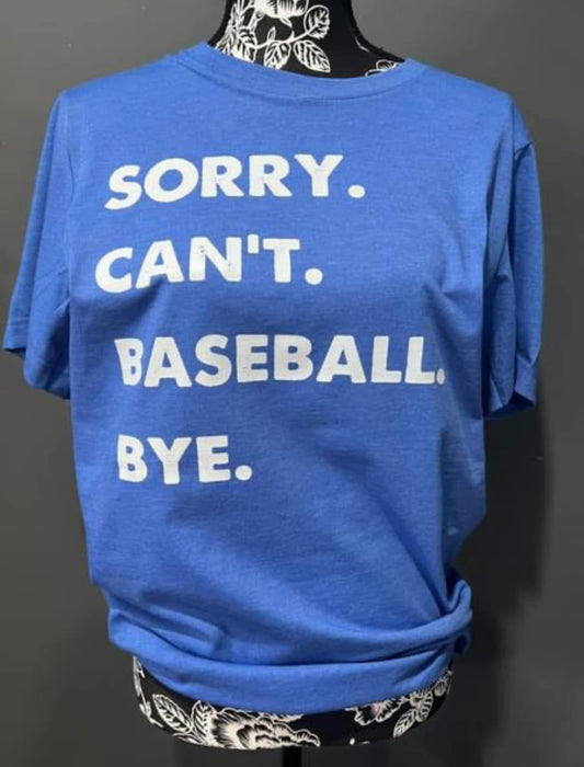 Sorry. Can’t. Baseball. Bye.