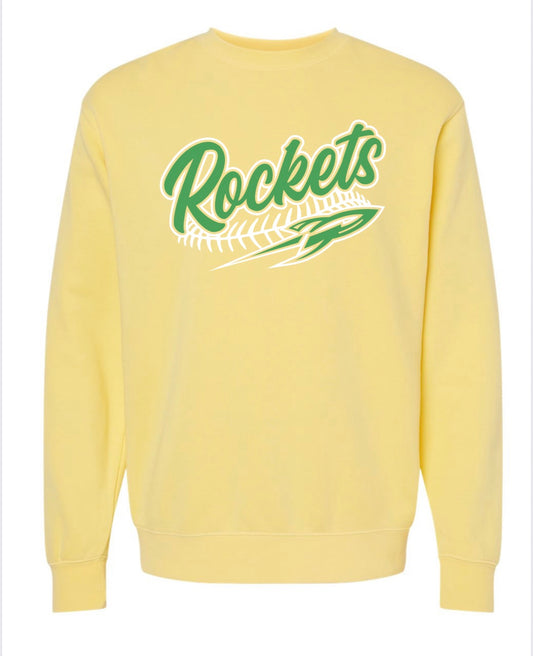 Independent Trading Co. Unisex Midweight Pigment-Dyed Crewneck Sweatshirt
