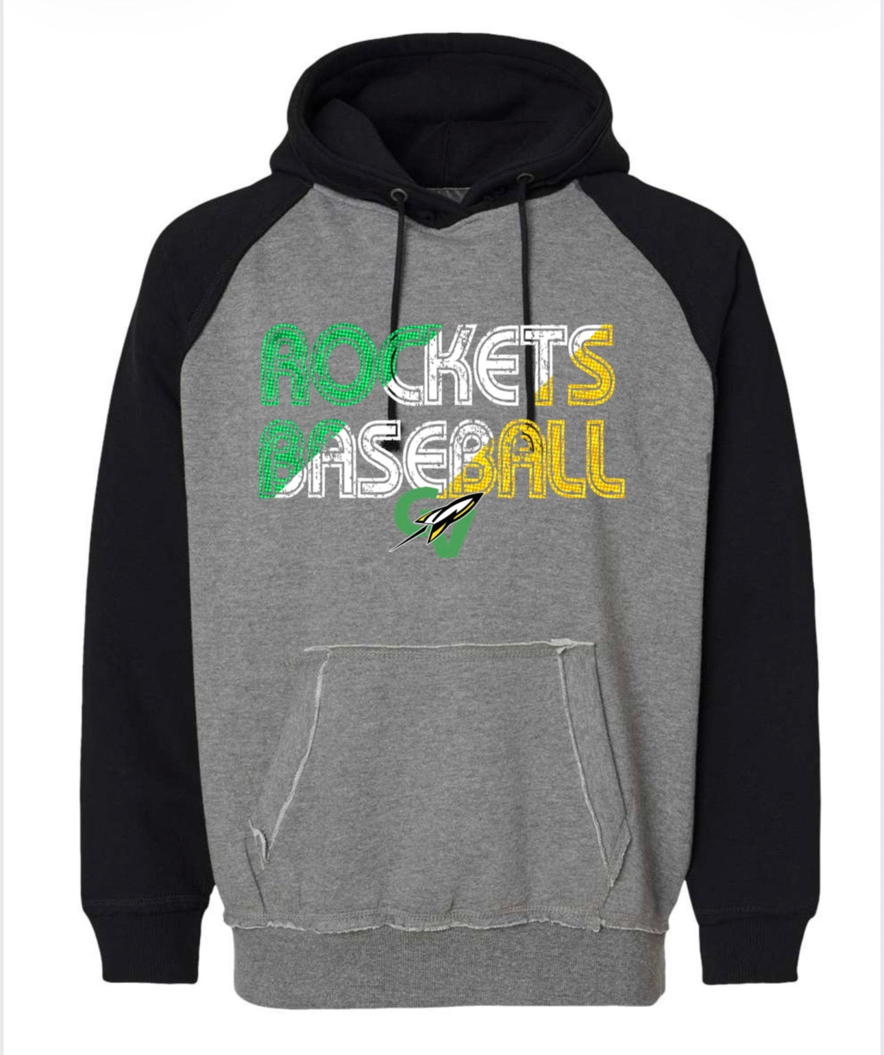 J. America Vintage Heather Hooded Sweatshirt