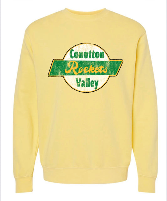 Independent Trading Co. Unisex Midweight Pigment-Dyed Crewneck Sweatshirt