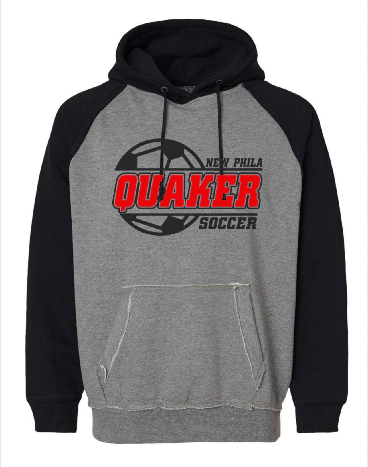 J. America Vintage Heather Hooded Sweatshirt