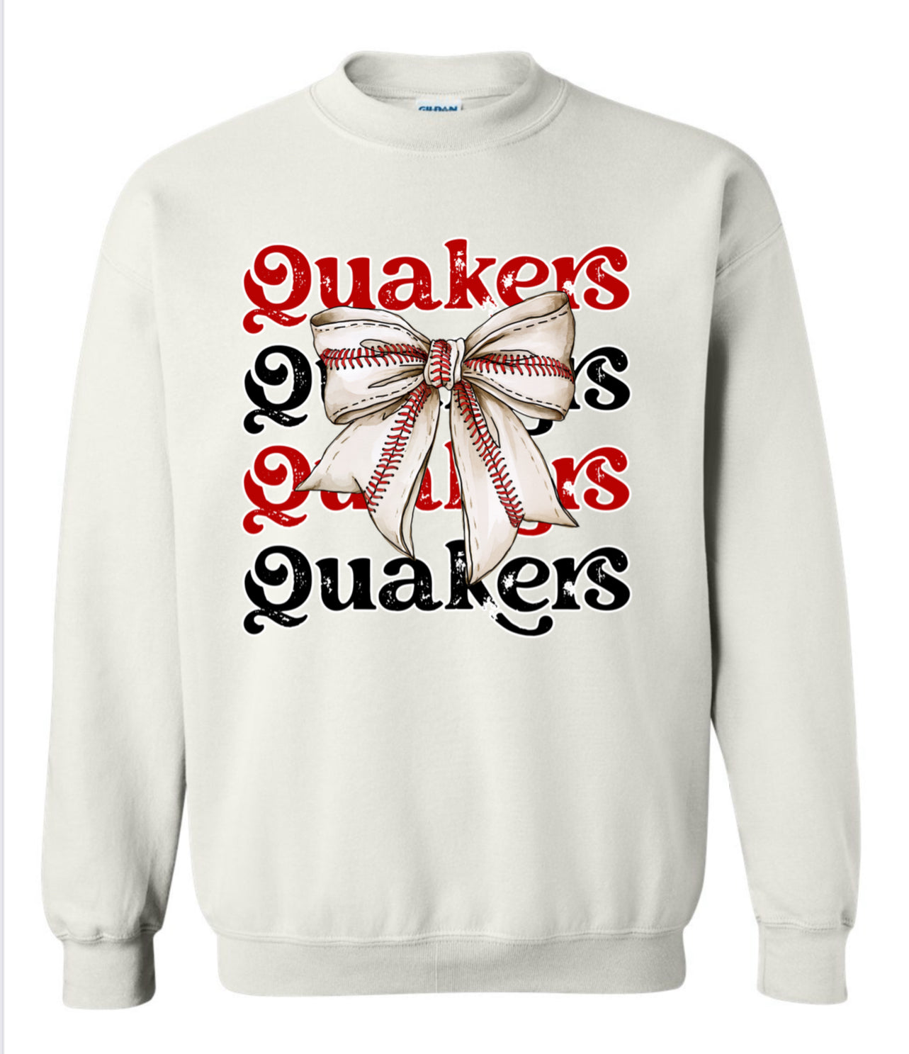 Quakers Baseball Bow