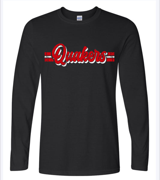 Quakers long sleeve tee