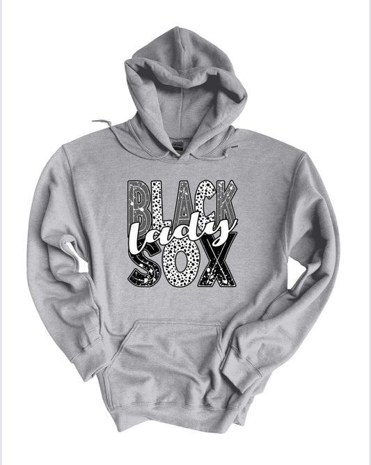 Adult- Dalmation dot Lady Black Sox