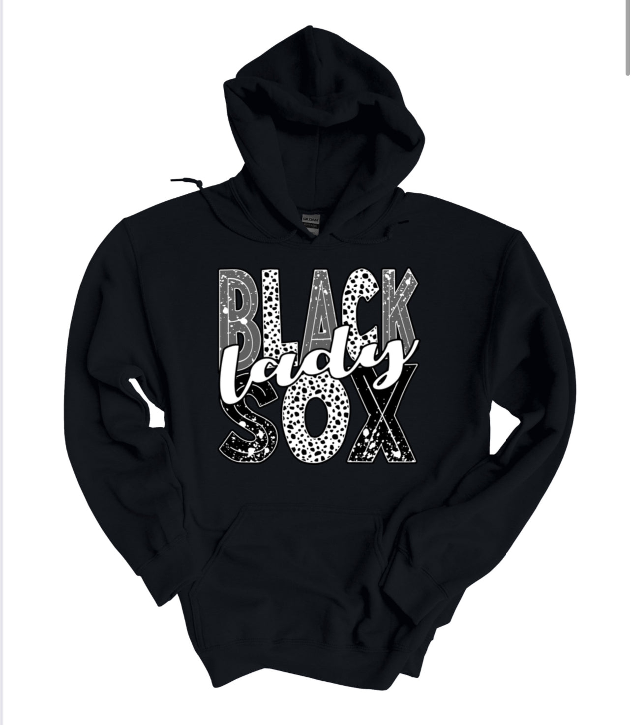 Adult- Dalmation dot Lady Black Sox
