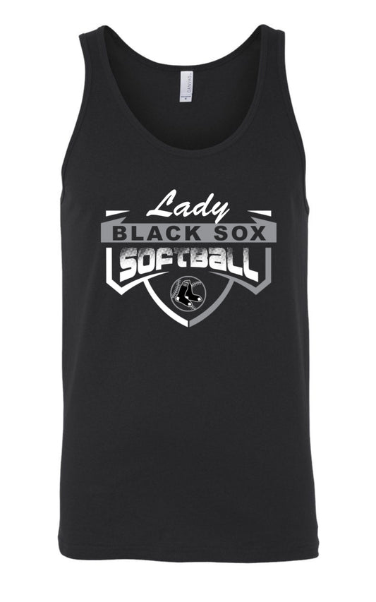 Adult- Lady Black Sox tank