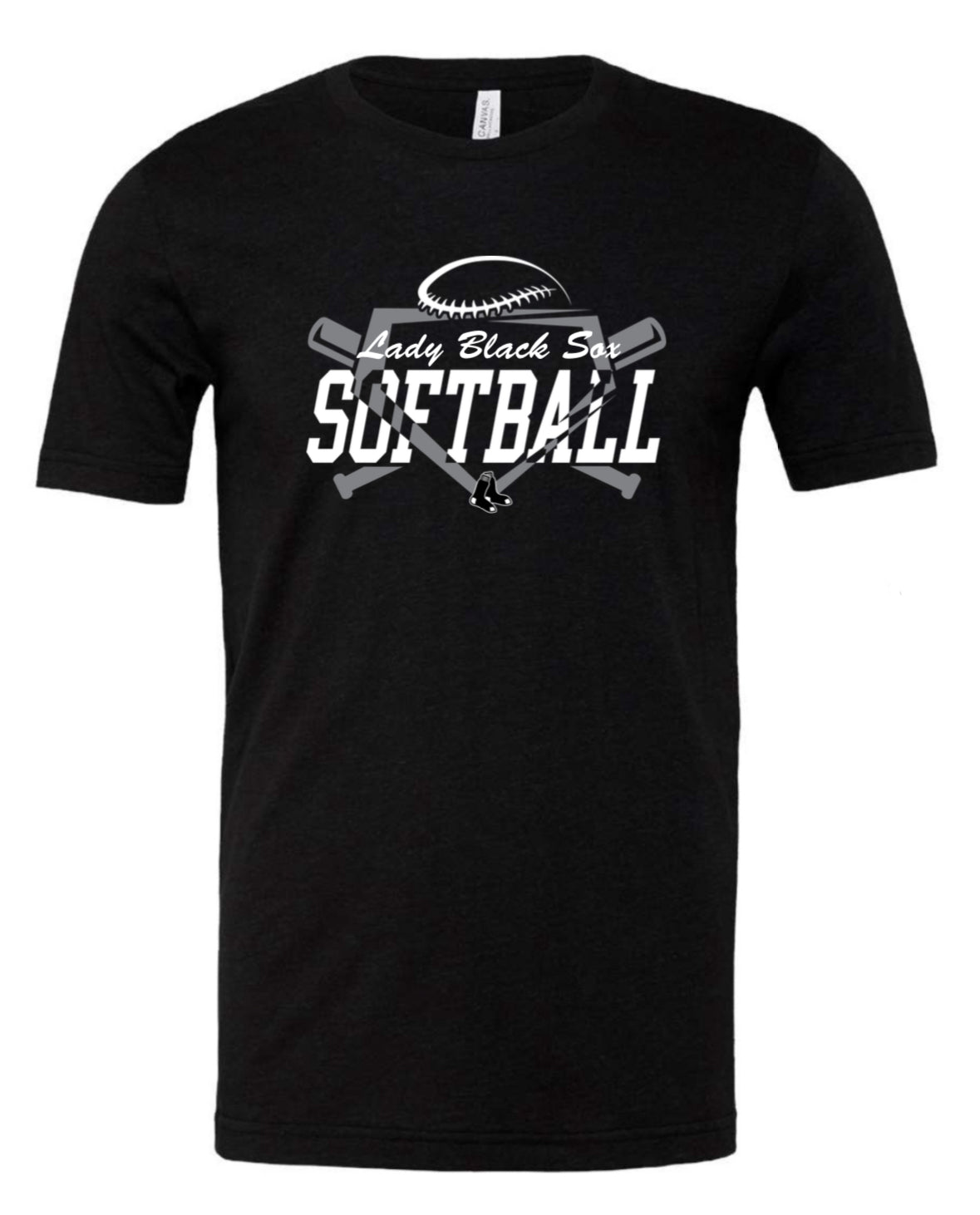 Youth- Lady Black Sox tee
