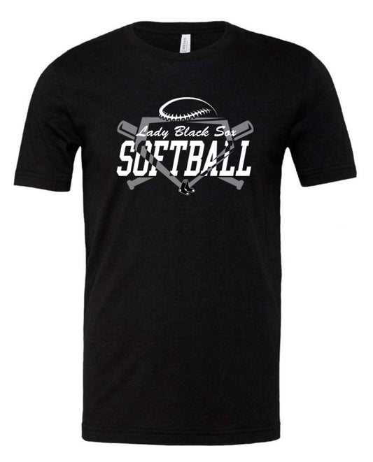 Youth- Lady Black Sox tee