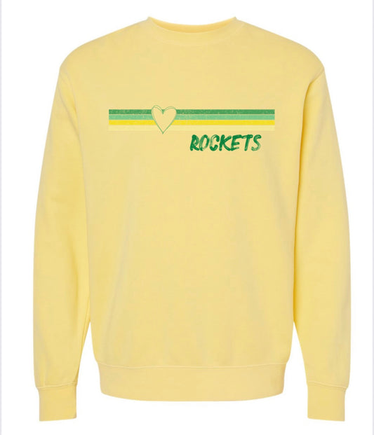 Independent Trading Co. Unisex Midweight Pigment-Dyed Crewneck Sweatshirt