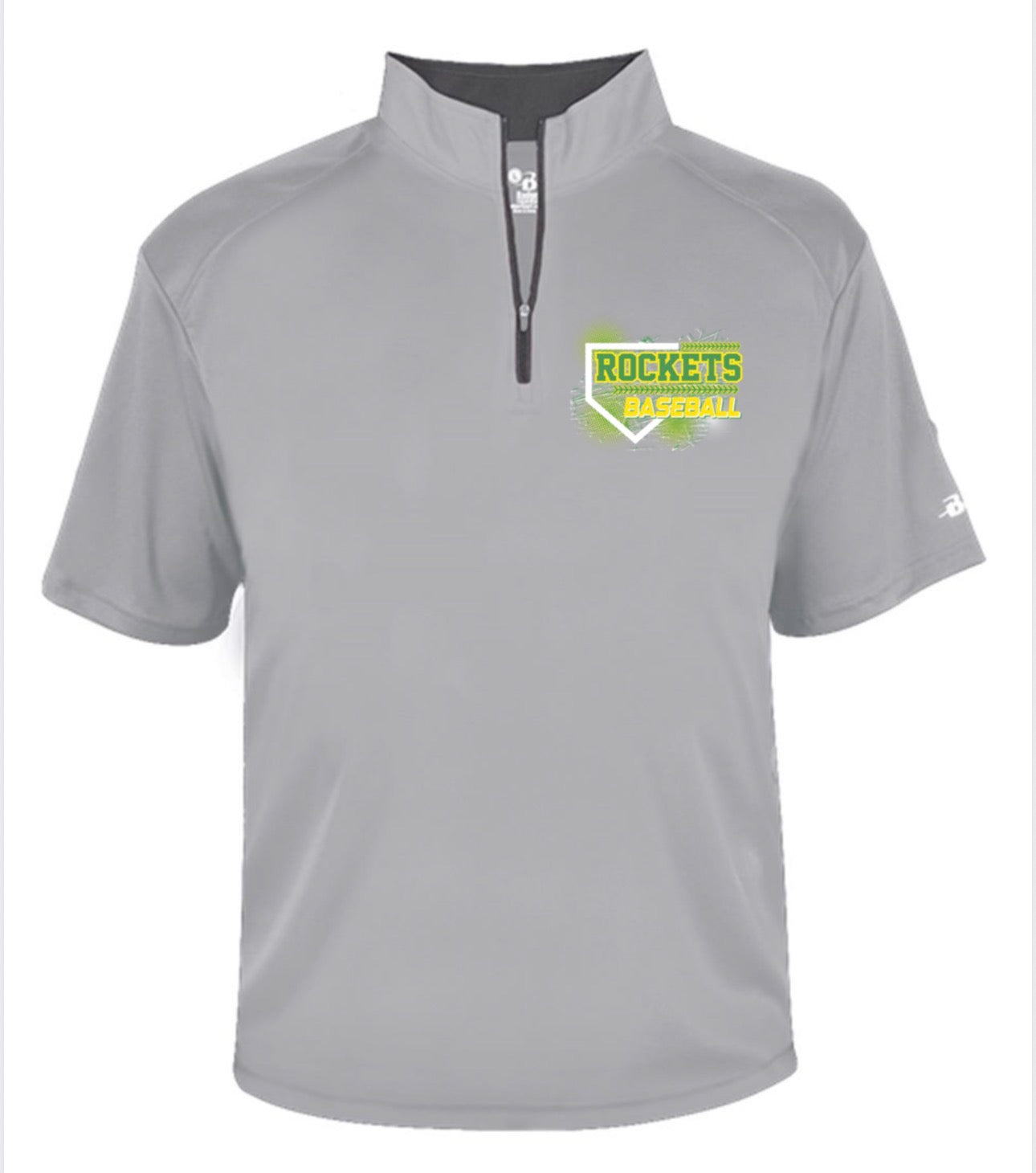 Badger Men's B-Core Short Sleeve Quarter-Zip