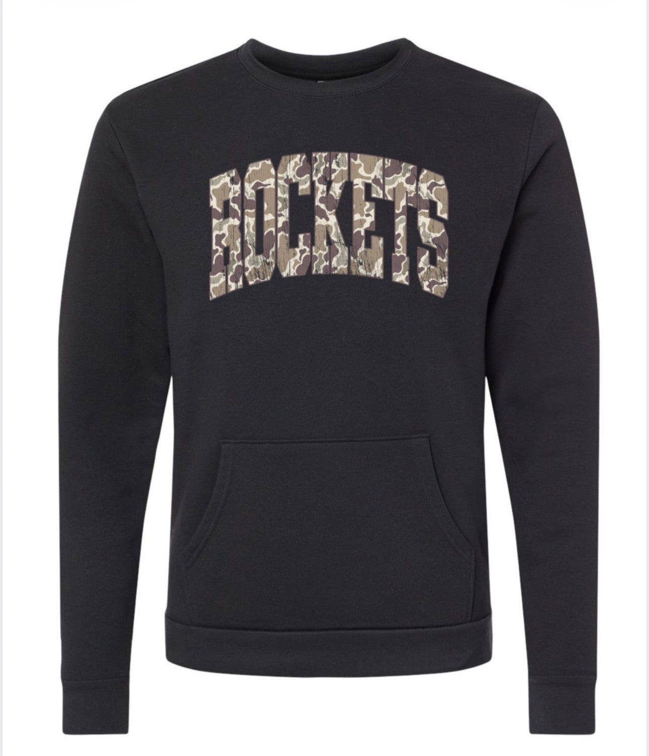 Next Level Unisex Santa Barbara Pocket Crewneck Sweatshirt