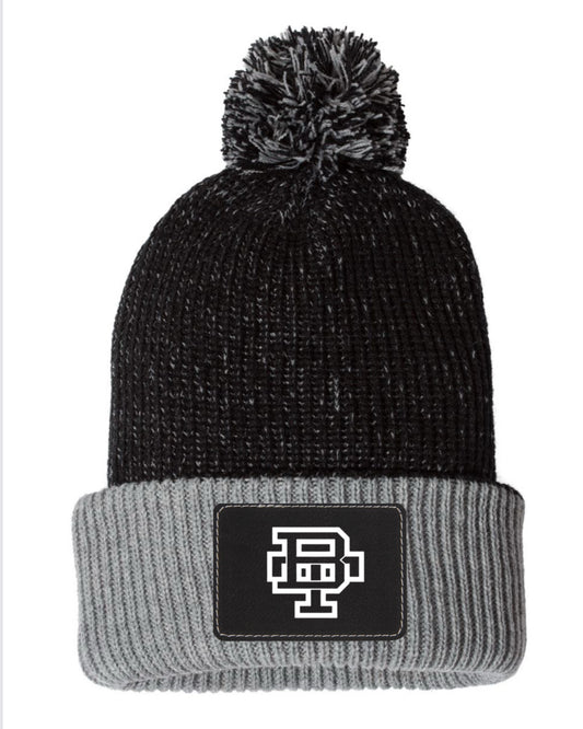 Sportsman - 12" Speckled Pom-Pom Cuffed Beanie