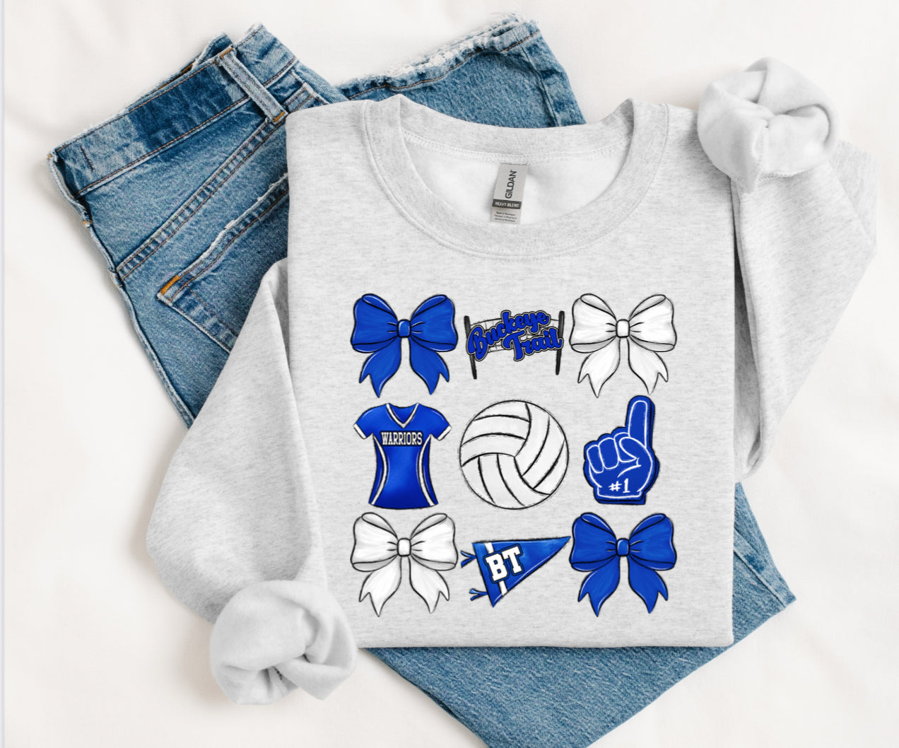 ADULT Volley and Bows 💙